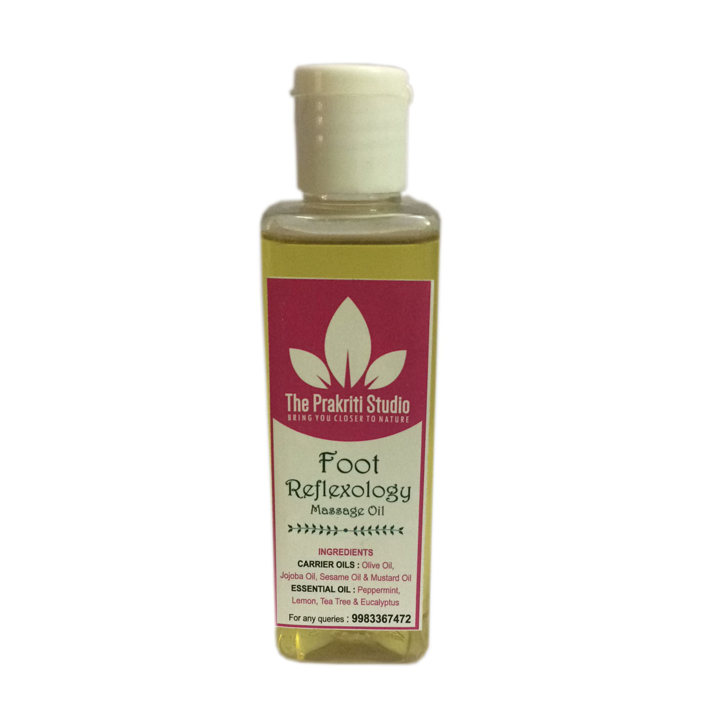 Foot Reflexology Massage Oil 100 Ml The Prakriti St